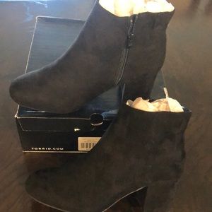 Torrid Black New Bootie 12 Wide